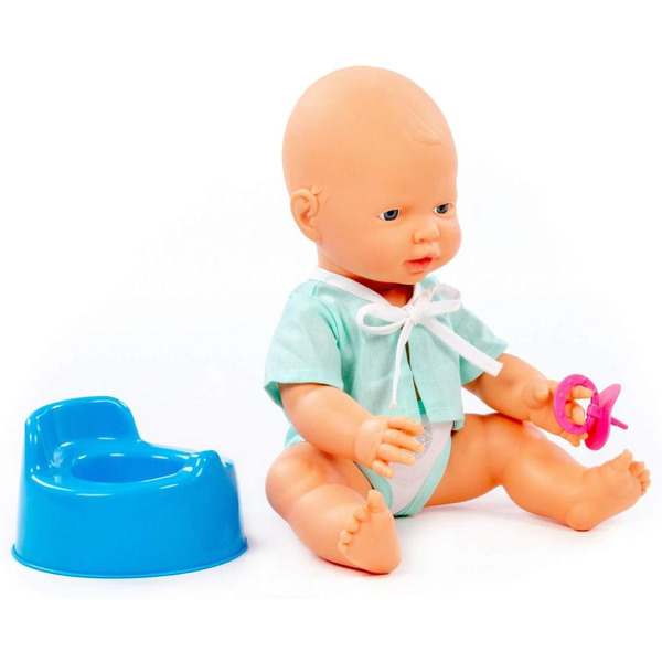 Пупс Полесье Веселый с соской и горшком 86785