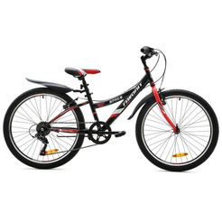 Велосипед Favorit Space 24 V (сталь, черный/красный)