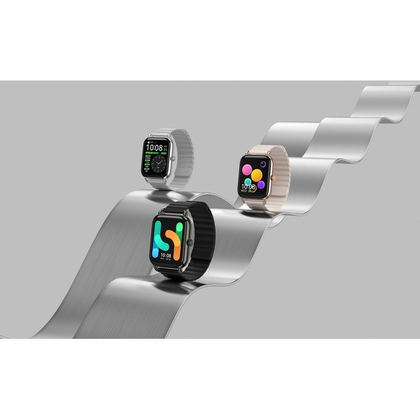 Умные часы Haylou RS4 Plus LS11 (серебристый, магнитный ремешок)