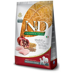 Сухой корм для собак Farmina N&D Ancestral Chicken & Pomegranate Adult Medium & Maxi 15 кг