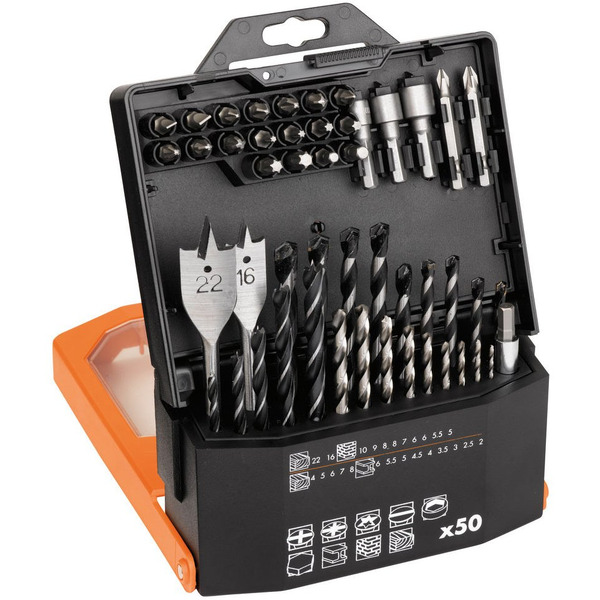 Набор бит/сверел AEG Powertools (50 шт.) 4932430411