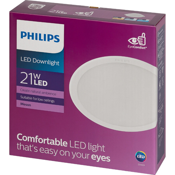 Точечный светильник Philips Meson 21Вт 6500K 220-240В D175 Б0049136