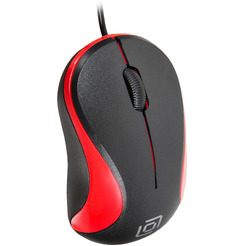 Мышь Oklick 115S (черный/красный)