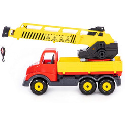 Автомобиль-кран с поворотной платформой Полесье 56535 Муромец