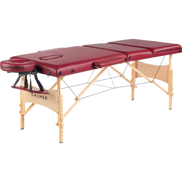 Массажный стол Calmer Bamboo Three 70 (красный)