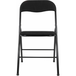 Стул складной BRABIX Golf CF-007 (чёрный каркас, чёрная ткань) 533025