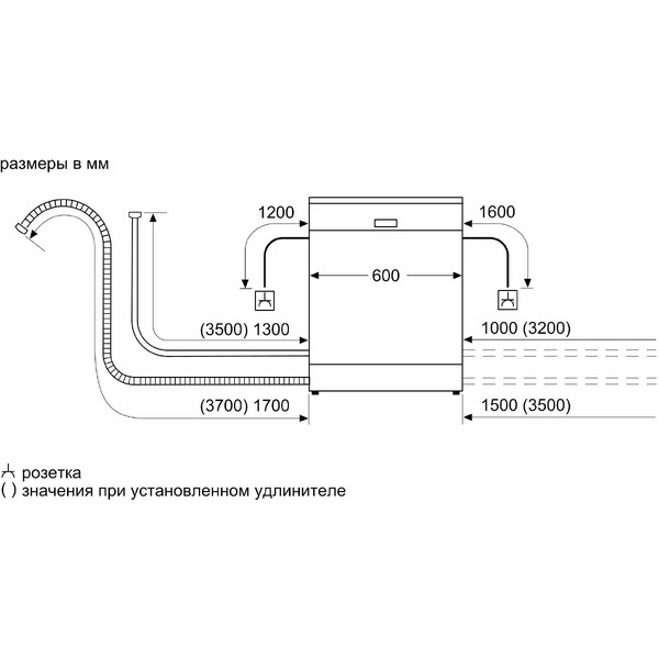 Встраиваемая посудомоечная машина Bosch SMV25BX02R