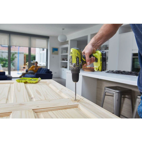 Дрель-шуруповерт Ryobi R18DD3-120S (5133003347) с 1-м АКБ, сумка