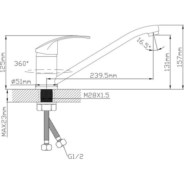 Смеситель Econoce EC0651