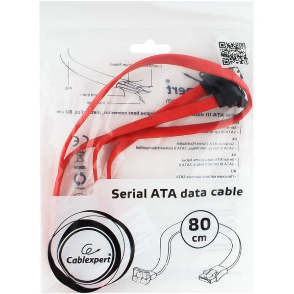 Кабель CABLEXPERT CC-SATAM-DATA90-0.8M