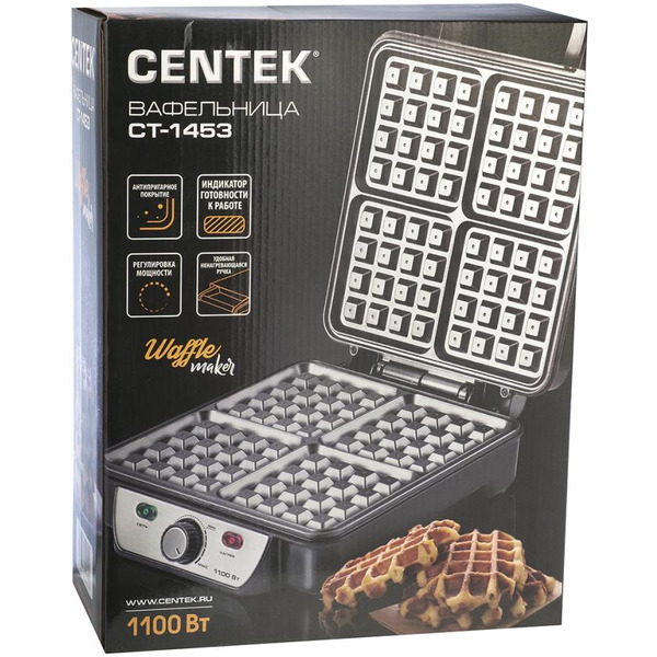 Вафельница CENTEK CT-1453