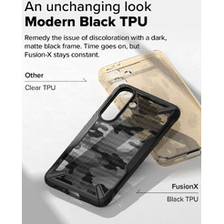 Чехол Ringke FUSION X для Galaxy S25 Plus CAMO BLACK