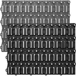 Набор панелей настенных QBrick System Custom Pegboard Z261711PG001 (2шт), черный