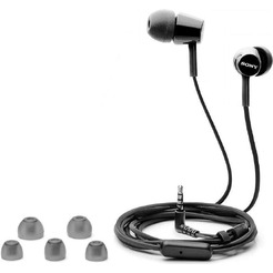 Наушники-вкладыши SONY MDR-EX155AP черные