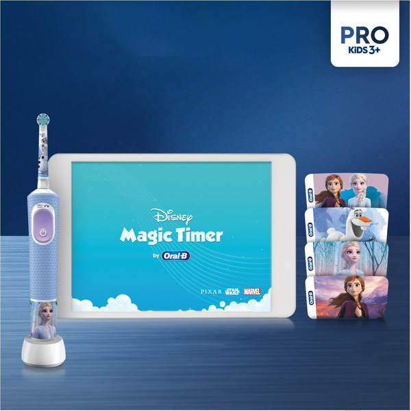 Детская электрическая зубная щетка Oral-B Vitality Pro Kids Frozen