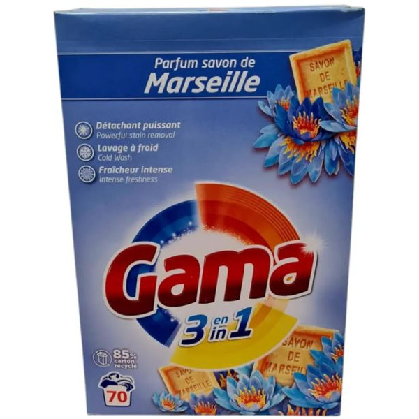 Стиральный порошок GAMA Marseille 3.85 кг