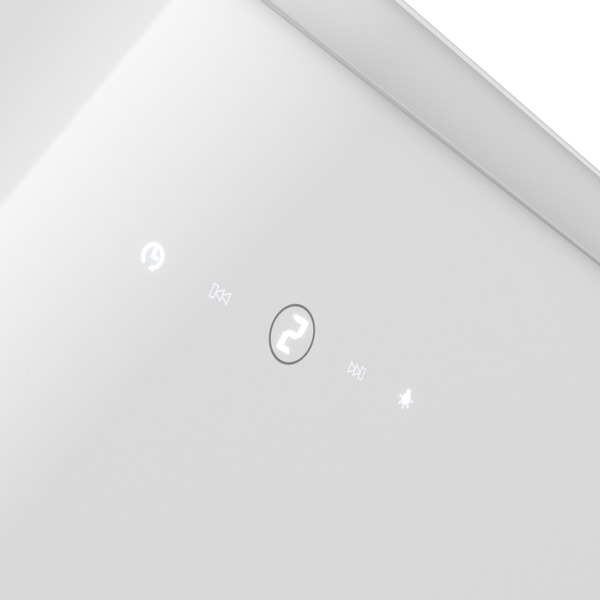 Кухонная вытяжка FABER TOCCO WH 60 белый/белое стекло 330.0702.953