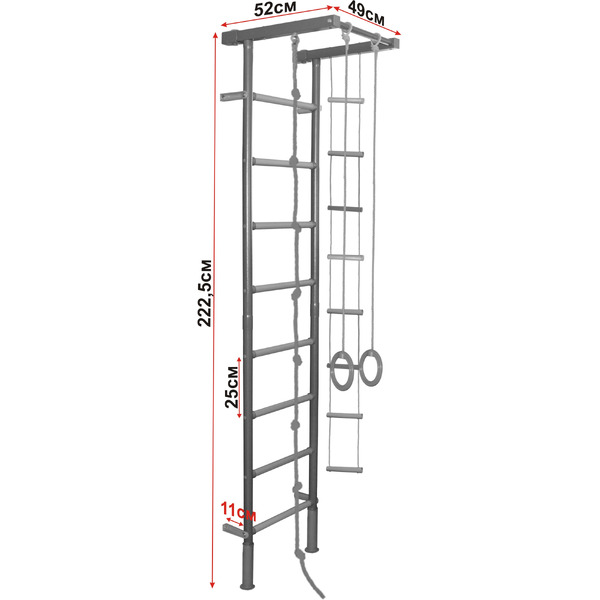 Детский спорткомплекс пристенный Leco-IT Leco гп 030945