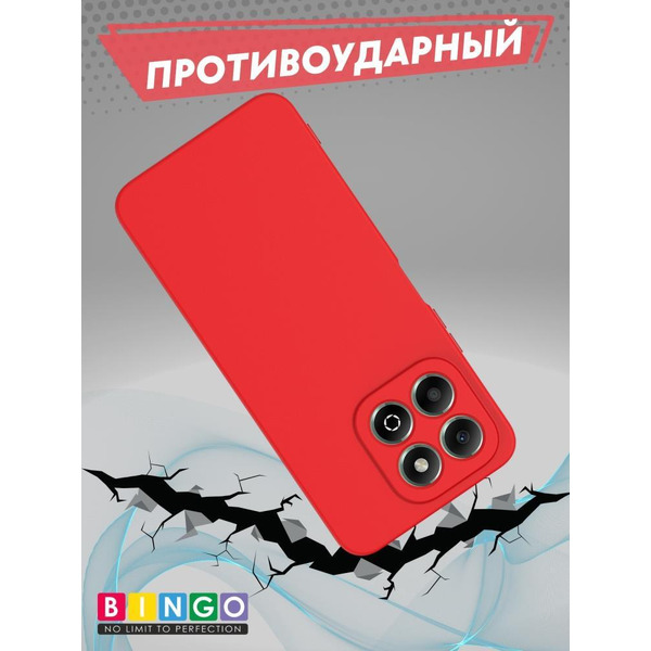 Бампер Bingo Liquid TPU для HONOR X7c Красный