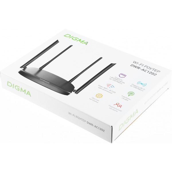 Wi-Fi роутер Digma DWR-AC1202