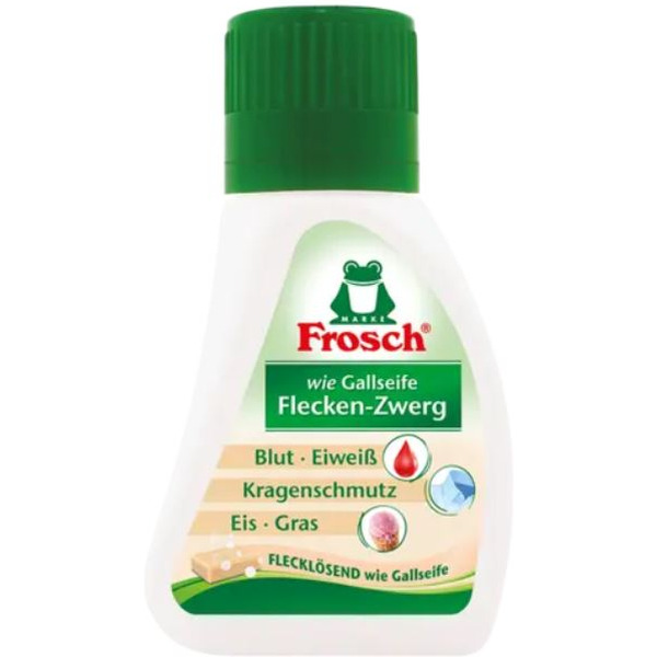 Пятновыводитель Frosch на растительной основе с эффектом очистки желчного мыла 75 мл
