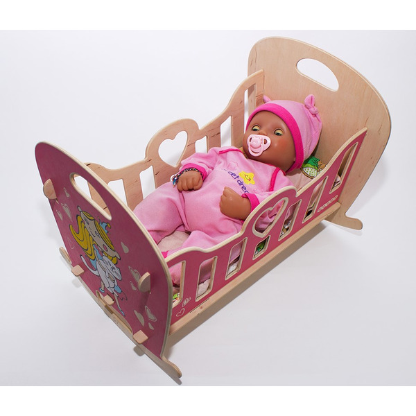 Кроватка-качалка для куклы Woody 01973