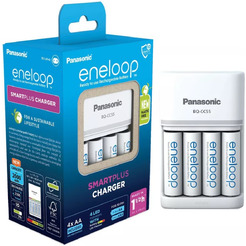 Аккумулятор с зарядным устройством Panasonic Eneloop BQ-CC55/4xBK-3MCDE Smart&Quick (K-KJ55MCD40E)