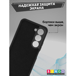 Бампер Bingo Liquid TPU TECNO Spark 40 Pro Черный