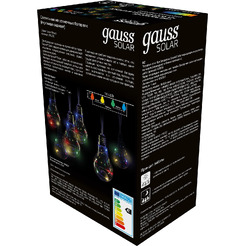 Новогодняя гирлянда Gauss Solar GS035