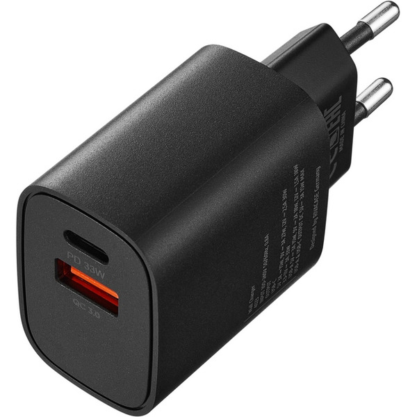 Сетевое зарядное RIVACASE PS4023 (черный)