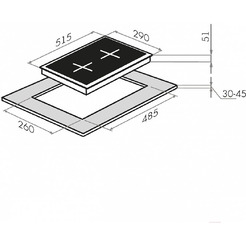 Варочная панель HOMSair HGS323GCS