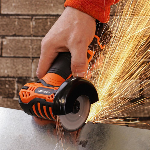 Машина углошлифовальная PATRIOT AG 100Li (110303100) с 2-мя АКБ и ЗУ, кейс