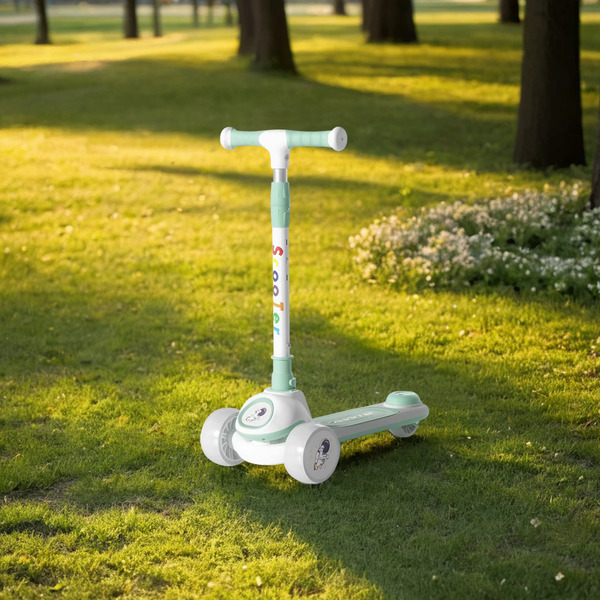 Самокат детский Ricos LilStar JSCL668A (белый/бирюзовый)