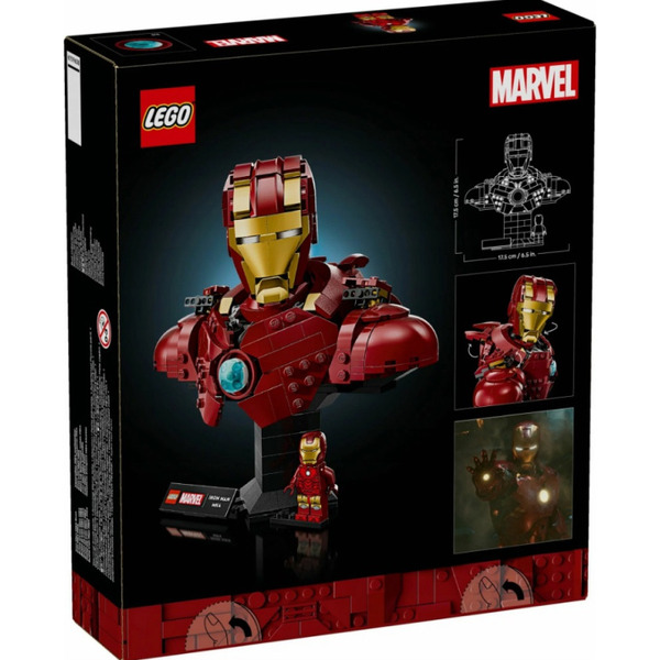 Конструктор LEGO Marvel 76327 Бюст Железного Человека MK4