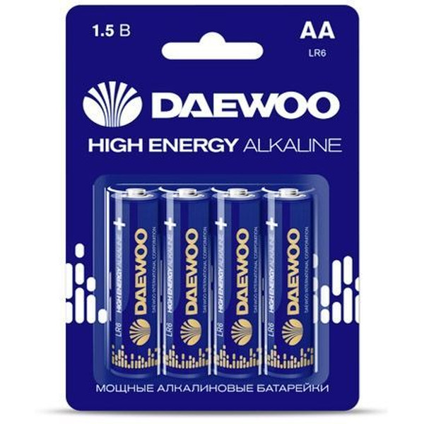 Батарейка Daewoo High Energy Alkaline AA 4 шт. 5030329