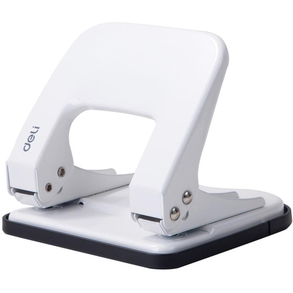 Дырокол Deli Rio 0137 20 листов (белый)