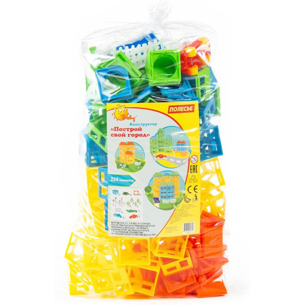 Конструктор Полесье 53756 Построй свой город