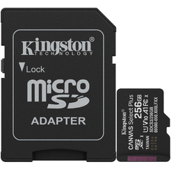 Карта памяти Kingston Canvas Select Plus microSDXC 256GB SDCS3/256GB (с адаптером)