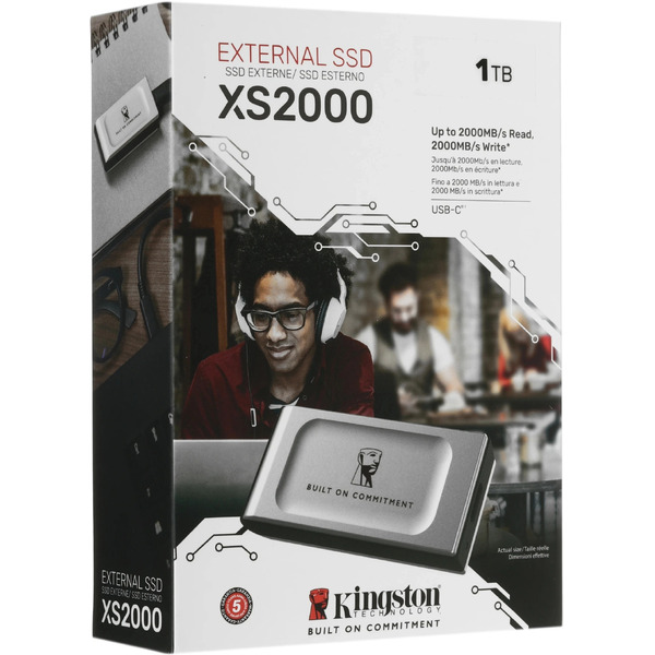 Внешний накопитель SSD Kingston XS2000 1TB (SXS2000/1000GA)