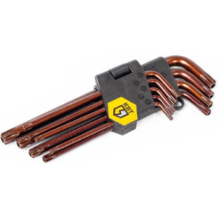 Набор ключей КВТ TORX КТ-9-S (Т10-Т50) PROFESSIONAL