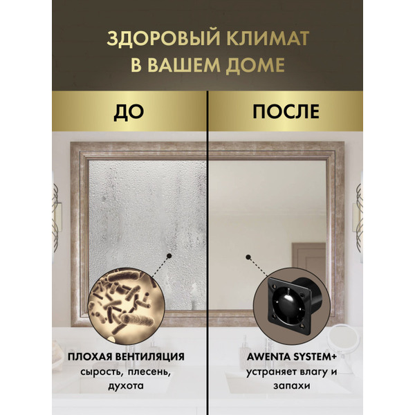 Вентилятор накладной Awenta KWS125CZ-PECB125P