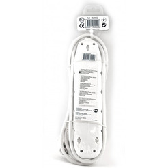 Удлинитель Electraline 62052 (3м, белый)