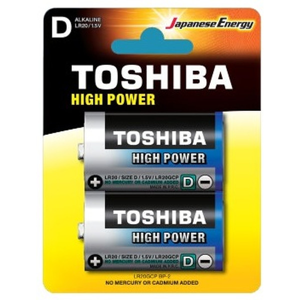 Батарейка TOSHIBA High Power LR20GCP BP-2