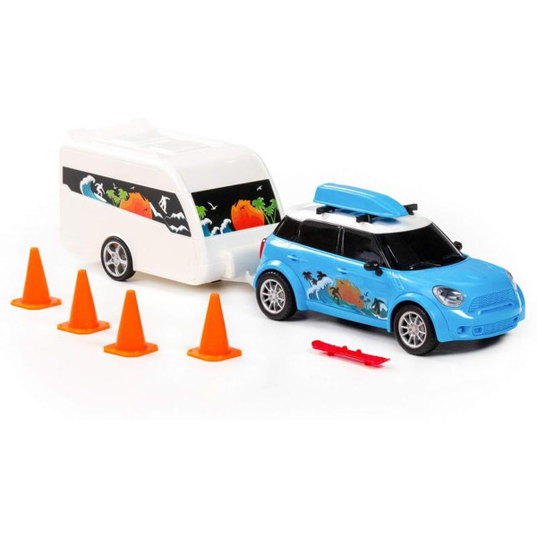 Автомобиль Полесье Круиз с прицепом 92533