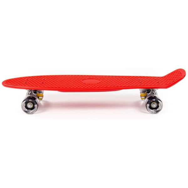 Доска роликовая Полесье 89502 (66 см) красная с чёрными колёсами