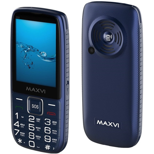 Мобильный телефон Maxvi B32 (синий)