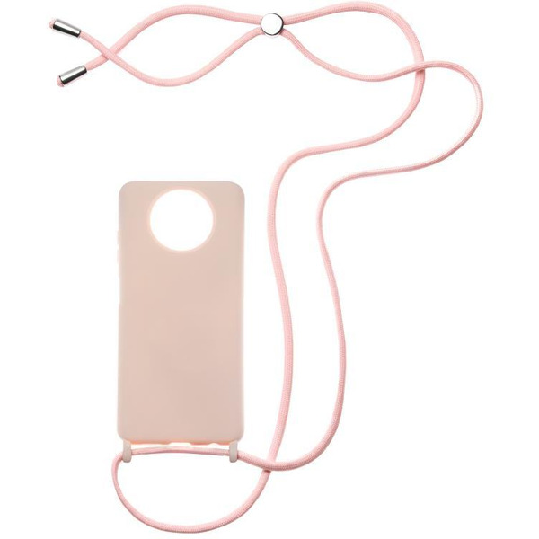 Бампер Bingo Lanyard для Poco X3/Poco X3 Pro (персиковый)