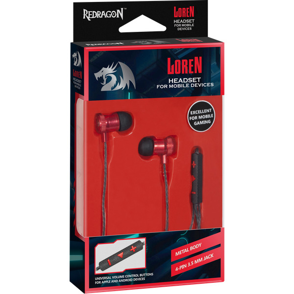 Гарнитура для смартфонов Redragon Loren
