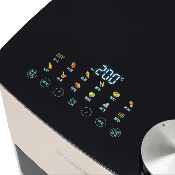 Аэрогриль Hyundai HYF-9088 (кремовый/серебристый)