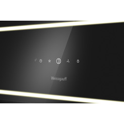 Вытяжка Weissgauff Quadra 600 Touch Black Glass
